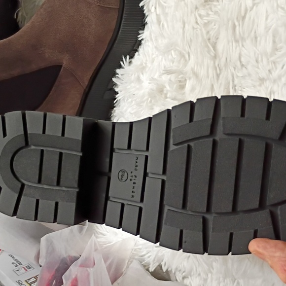 Marc Fisher LTD Bermida Dark Brown Leather Boots 🆕 With 🎁 - Picture 5 of 7